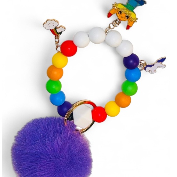 Accessories - Love Wins Women’s Silicone Beaded Keychain